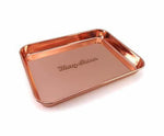 Load image into Gallery viewer, Rose Gold Blazy Susan Metal Rolling Tray