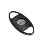 Load image into Gallery viewer, CIGAR CUTTER 54 GUAGE BLACK FOOTBALL DOUBLE BLADE