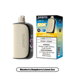 Load image into Gallery viewer, ORBITO LUMO-AI 120K PUFFS BLUEBERRY RASPBERRY LEMON ICE