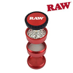 Load image into Gallery viewer, Raw Life 4 Piece Grinder V3 Red