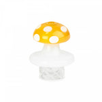 Load image into Gallery viewer, RED EYE GLASS JADE YELLOW MUSHROOM WHIRLPOOL CARB CAP