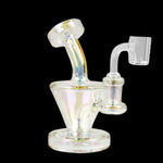 Load image into Gallery viewer, Metallic Rainbow Red Eye Tek 5.5inch Quantum Terminator Finish Concentrate Rig