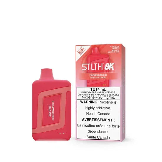 Strawberry Lime Ice of Stlth 8k Disposable Vape