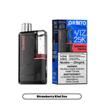 Load image into Gallery viewer, STRAWBERRY KIWI ICE ORBITO VIZ 25K DISPOSABLE VAPE