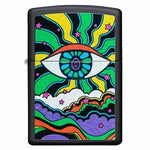 Load image into Gallery viewer, Black Light Eye Zippo Pocket Lighter