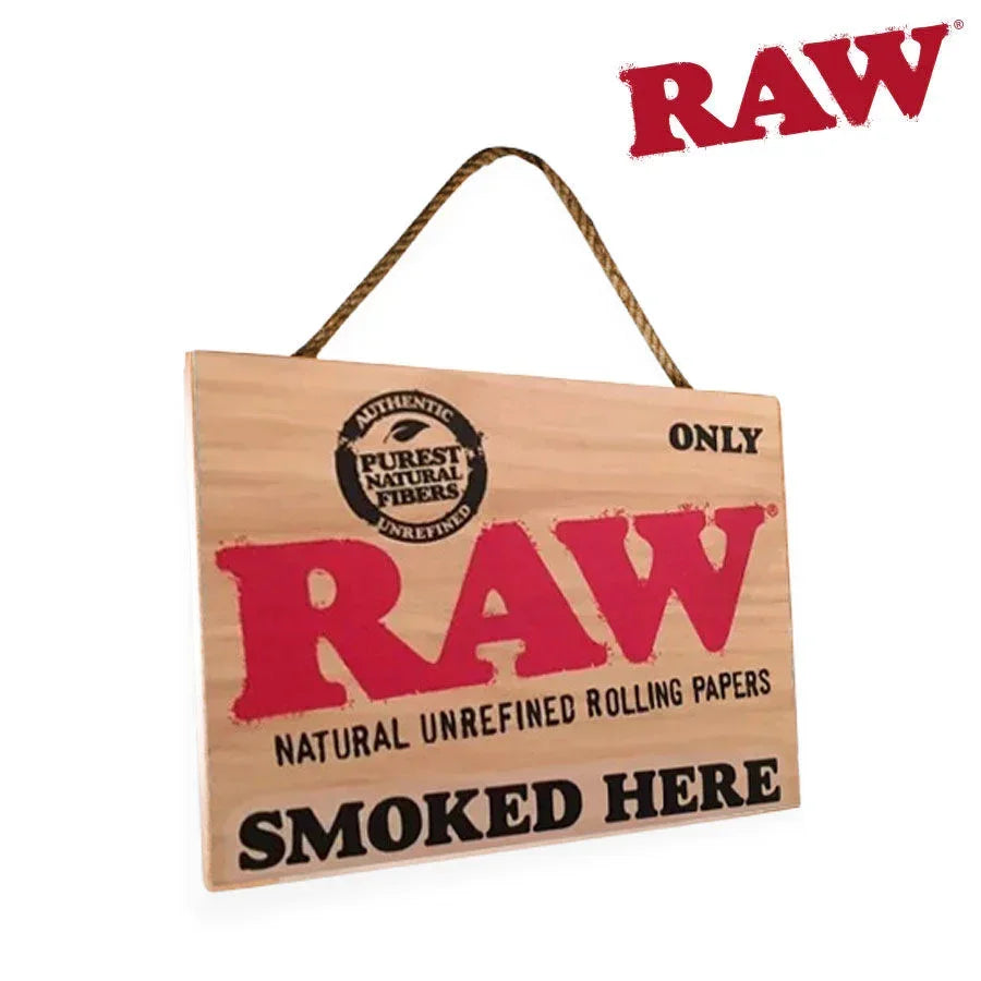 RAW - WOODEN SIGN