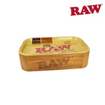 Load image into Gallery viewer, RAW ACACIA WOOD CACHEBOX W/TRAY (SMALL)
