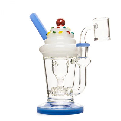 RED EYE GLASS - MILKSHAKE INCYCLER DAB RIG (8"IN)