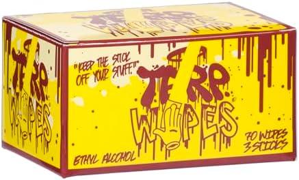 TERP WIPES 70 PER PACK + 3 CLEANING STICKS