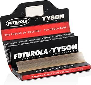 FUTUROLA TYSON ROLLING PAPERS 1 1/4 W TIPS