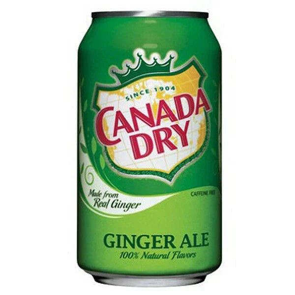 CANADA DRY - GINGERALE (355ML)