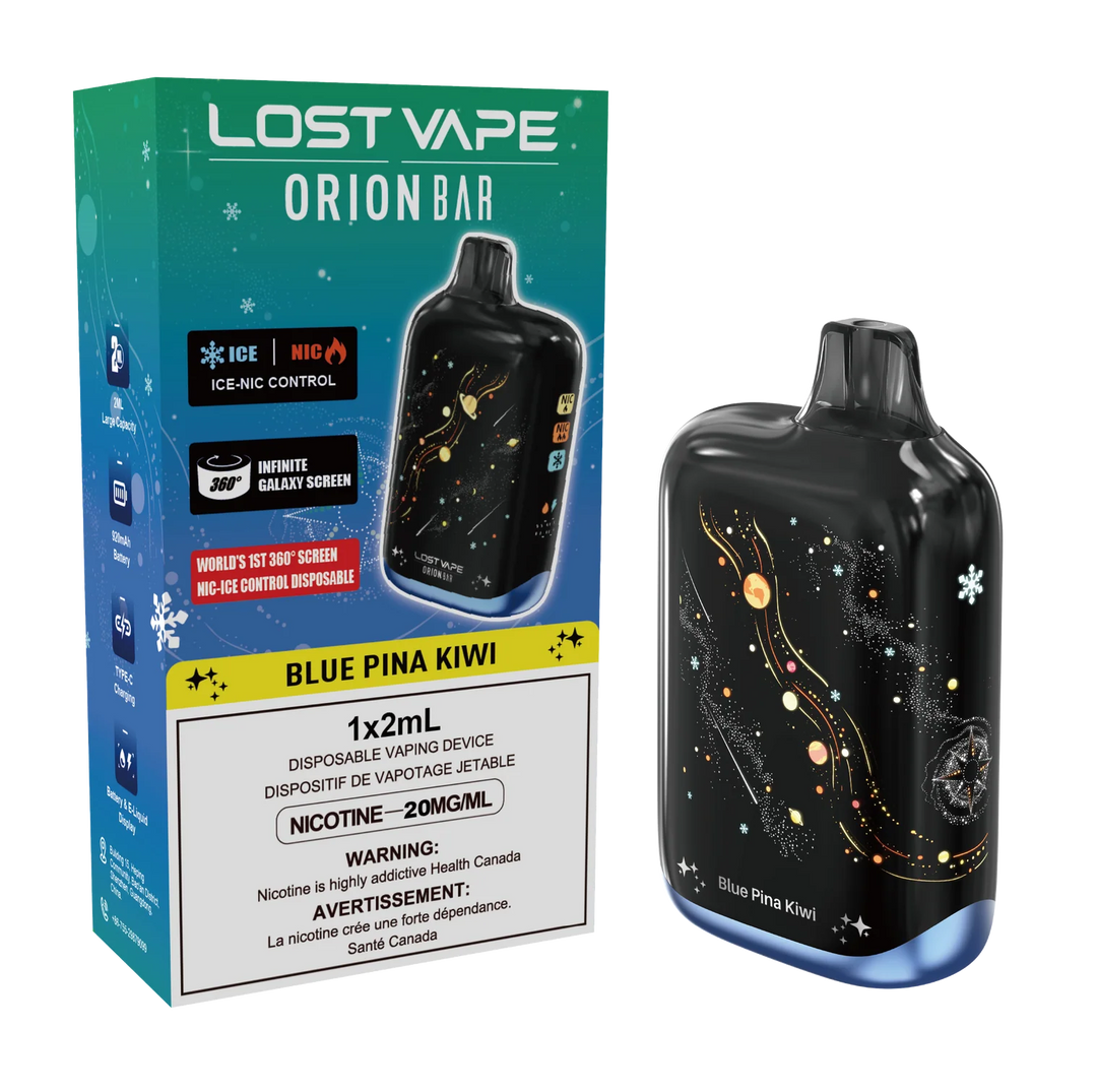 BLUE PINA KIWI LOST VAPE GALAXY 50k PUFFS