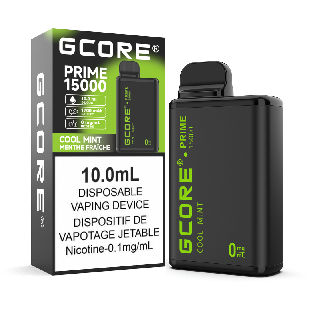 Cool Mint Gcore Prime 15000 Zero Nicotine