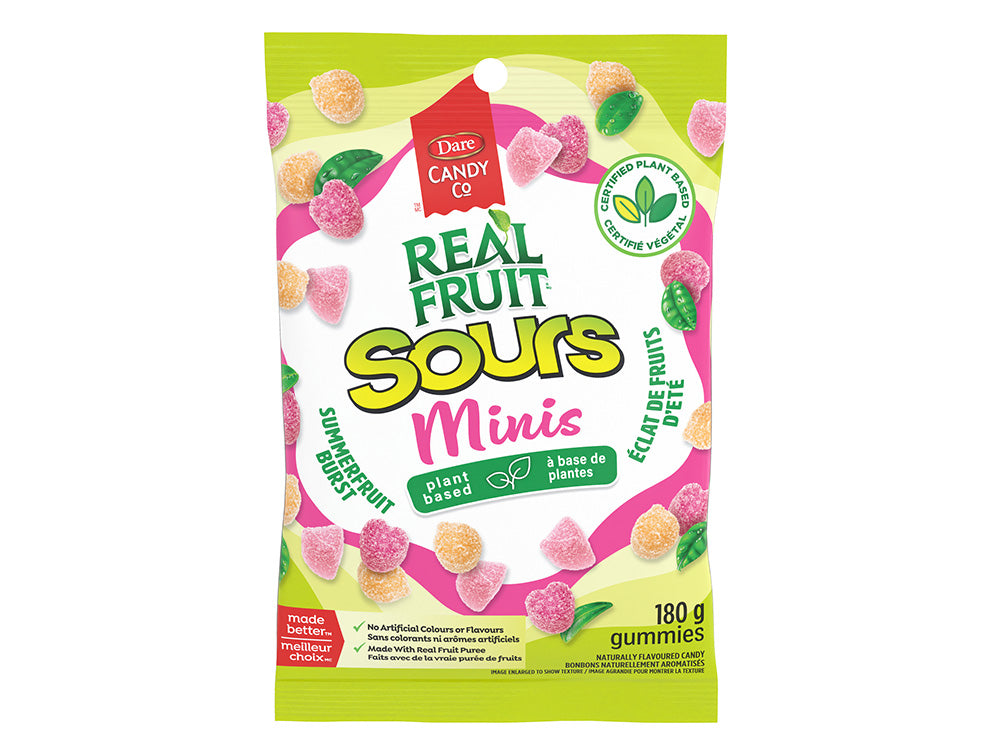 DARE REAL FRUIT SOURS MINIS (180G)