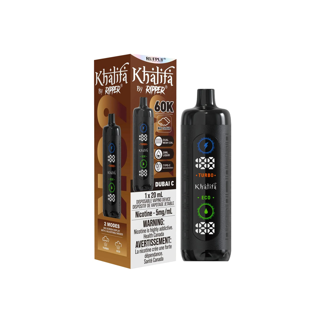 Khalifa Bar by Ripper 60k Puffs Disposable Vape