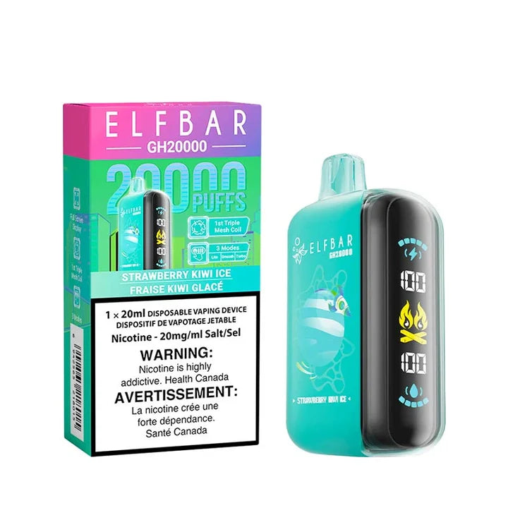 ELF BAR GH20000 Strawberry Kiwi Ice Disposable Vape