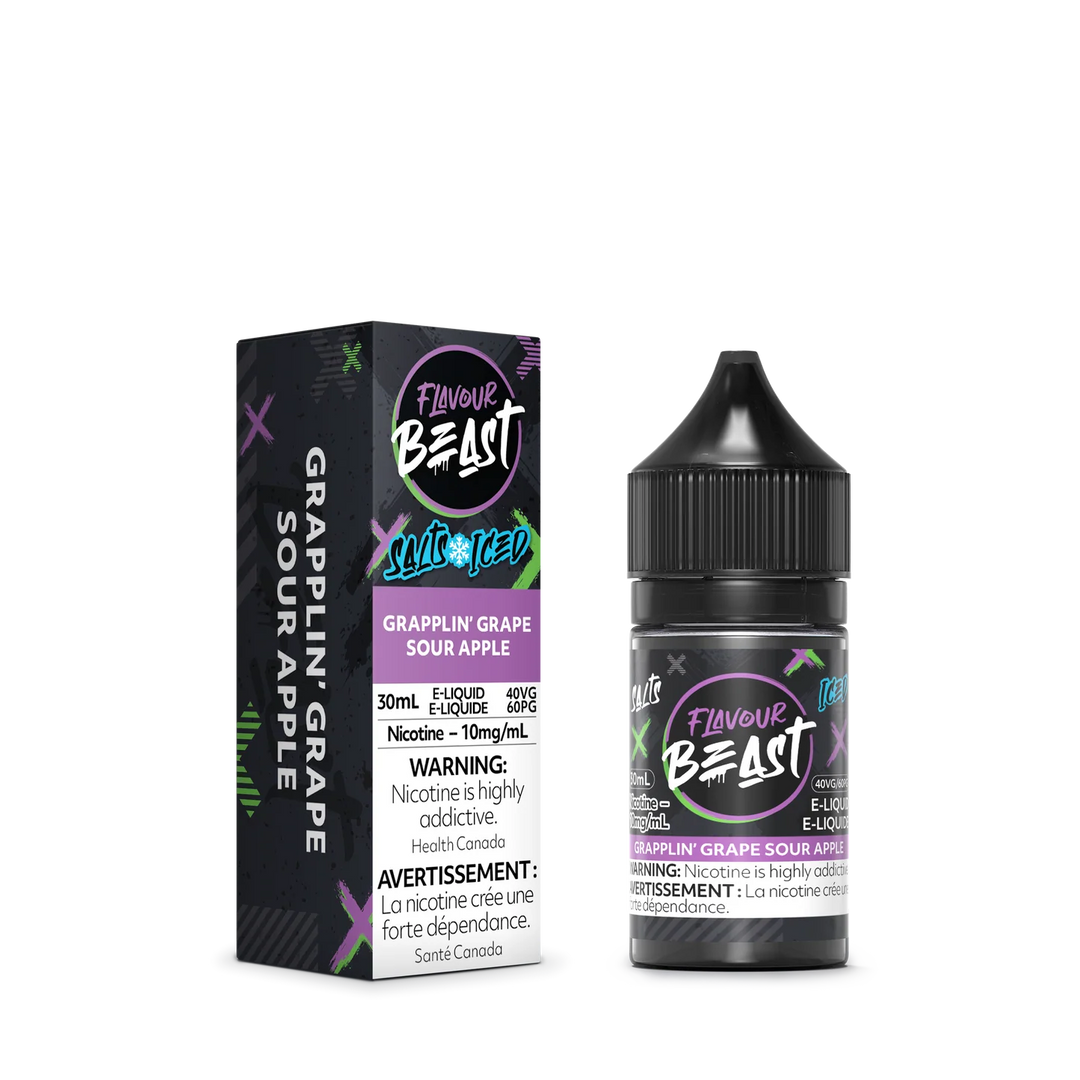 Flavour Beast Salt Grapplin' Grape Sour Apple Iced