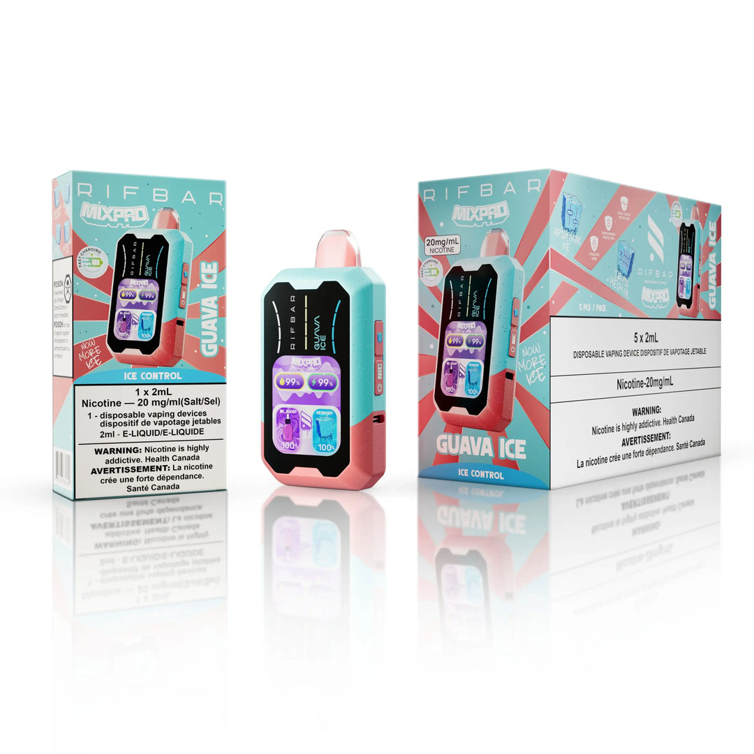 Guava Ice RifBar Mixpro Disposable Vape