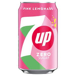 Load image into Gallery viewer, 7UP PINK LEMONADE ZERO SUGAR 330ML MADE IN UK(SINGLE CAN)