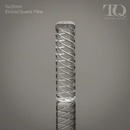 TRUQUARTZ - ETCHED QUARTZ PILLAR B-5X20MM