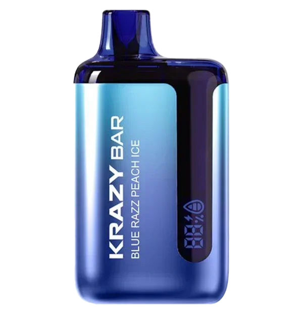Blue Razz Peach Ice of Kbar 7500 puff Disposable Vape