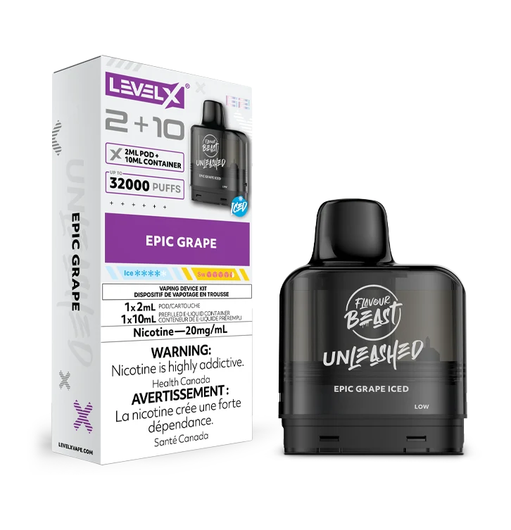 FLAVOUR BEAST LEVEL-X G2 POD (2ML+10ML) 32K 20MG