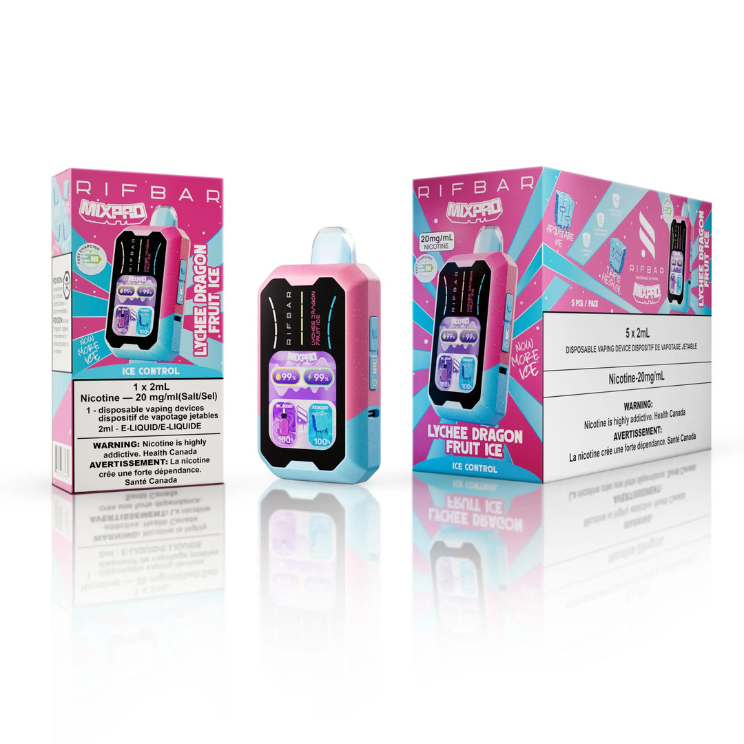Lychee Dragon Fruit RifBar Mixpro Disposable Vape