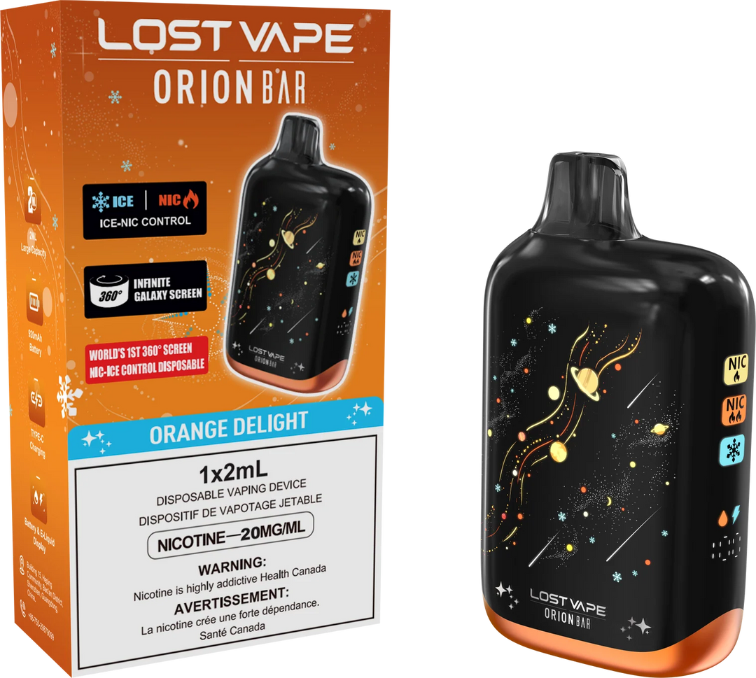 ORANGE DELIGHT LOST VAPE ORION BAR 50K PUFFS