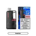 Load image into Gallery viewer, PEACH ICE ORBITO VIZ 25K DISPOSABLE VAPE
