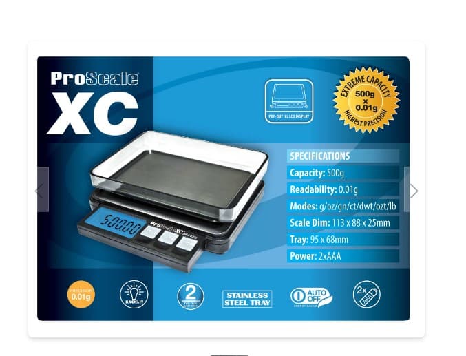 PROSCALE XC SCALE - 500G x 0.01