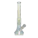 Load image into Gallery viewer, RED EYE TEK 19" 7MM THICK METALLIC TERMINATOR FINISH REVOLUTION DUAL CHAMBER BELL BASE WATER PIPE
