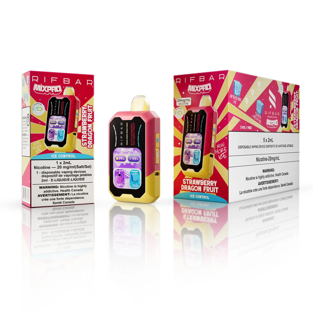 Strawberry Dragon Fruit RifBar Mixpro Disposable Vape