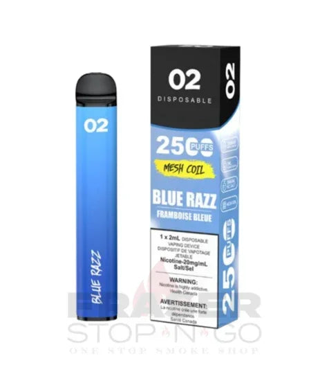 O2 DISPOSABLE 2500 PUFFS