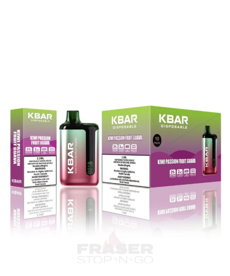 Kiwi Passion Fruit Guava Krazy Bar Disposable Vape 7500