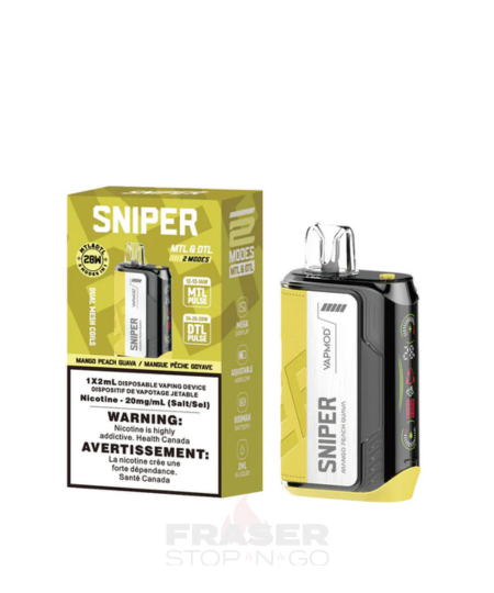 VAPMOD SNIPER Mango Peach Guava Disposable Vape