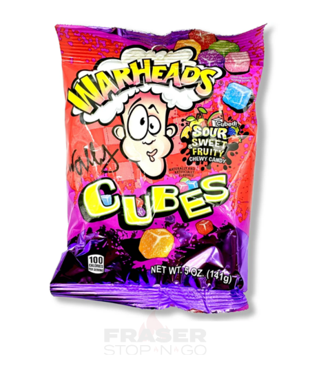 WARHEADS CUBES SOUR SWEET & FRUITY