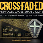 Load image into Gallery viewer, Beamer Cross Faded Pre Rolled Cone
