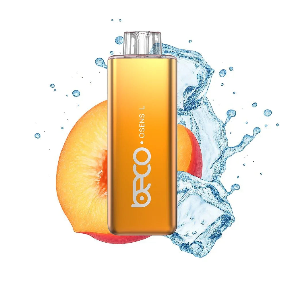 BECO SLIM HYBRID 10k Peach Ice Disposable Vape  FRASER STOP N GO