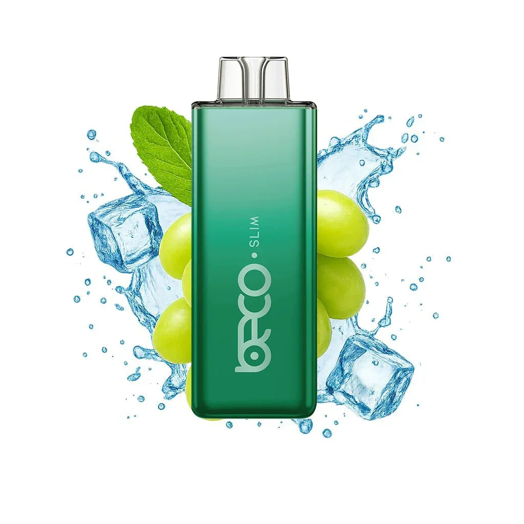BECO SLIM HYBRID 10k White Grape Disposable Vape FRASER STOP N GO BECO SLIM HYBRID 10k White Grape Disposable Vape FRASER STOP N GO