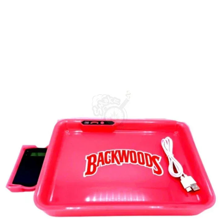Pink Backwood Tray with Scale