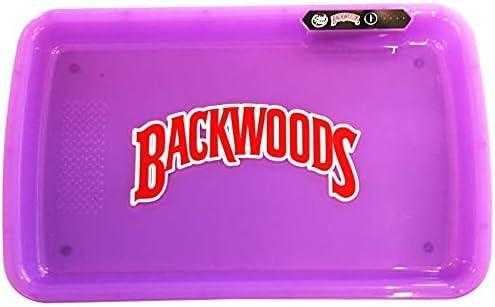 Purple Backwood Tray with Scale