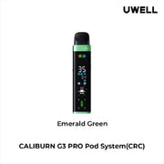 Caliburn G3 Pro Pod System Emerald Green