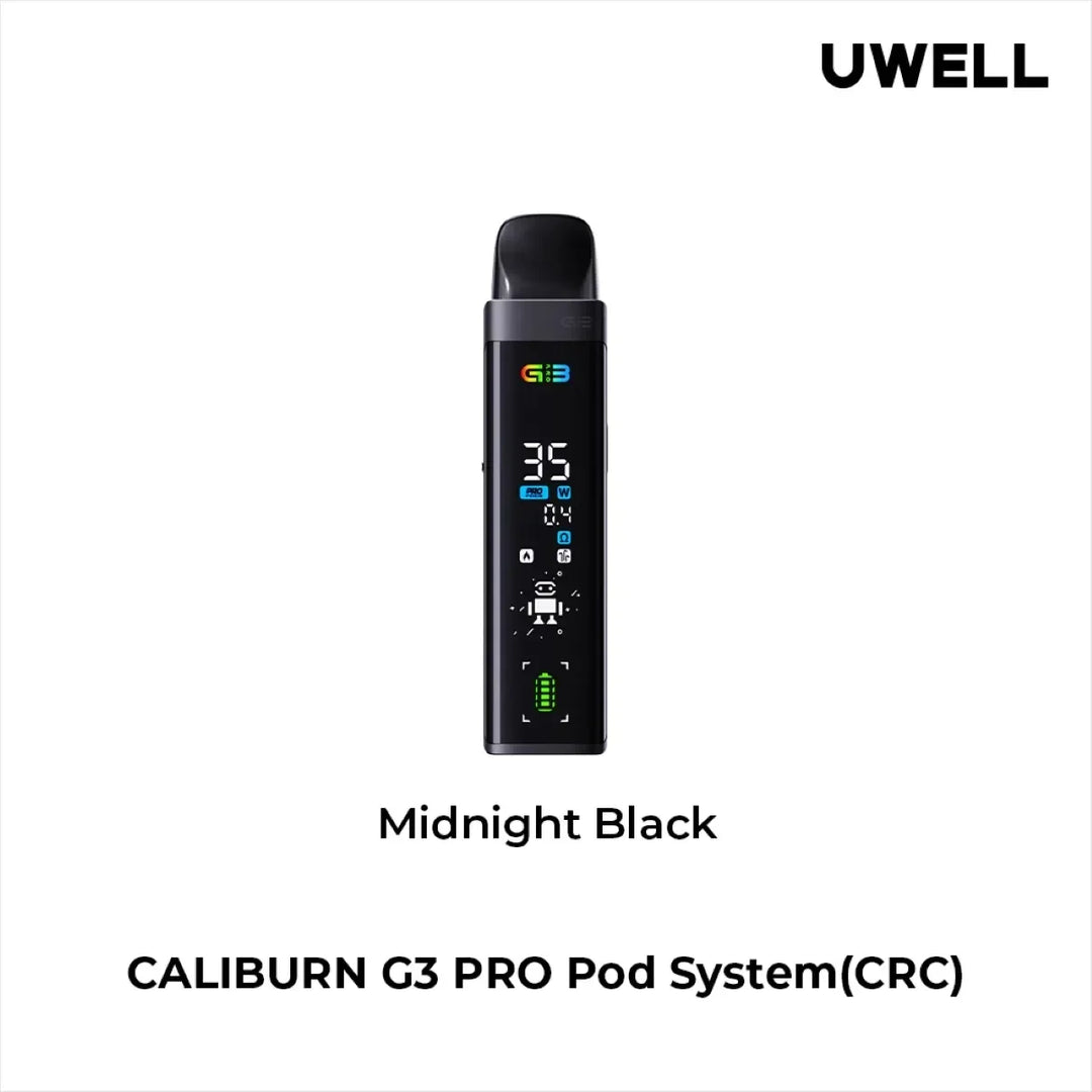 Caliburn G3 Pro Pod System Midnight Black
