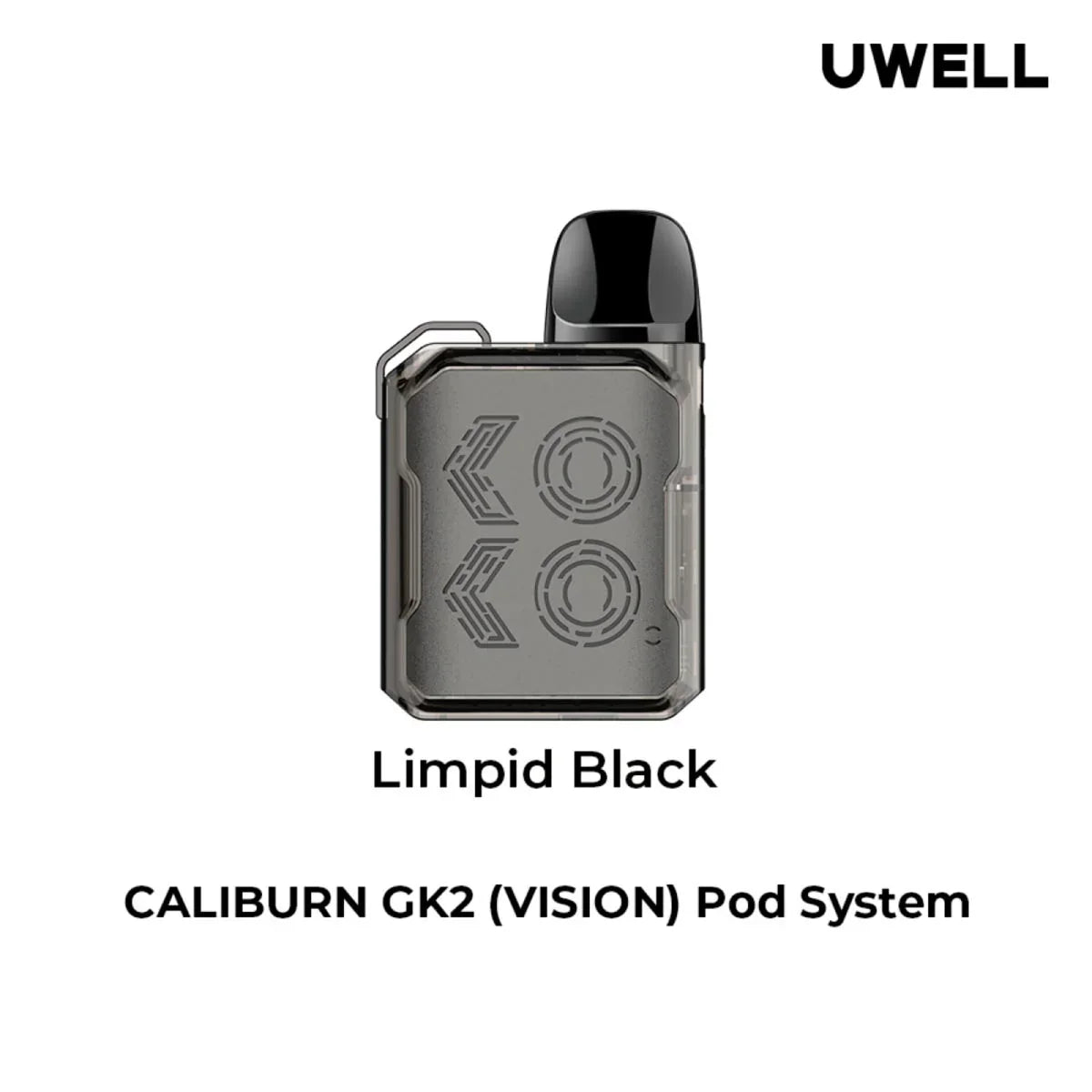 Caliburn GK2 Vision Koko Pod Kit Limpid Black