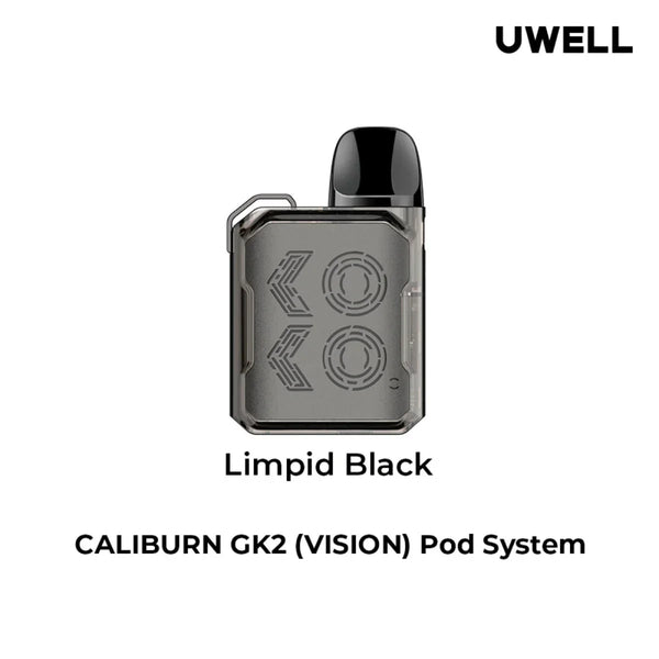 Caliburn GK2 Vision Koko Pod Kit Limpid Black