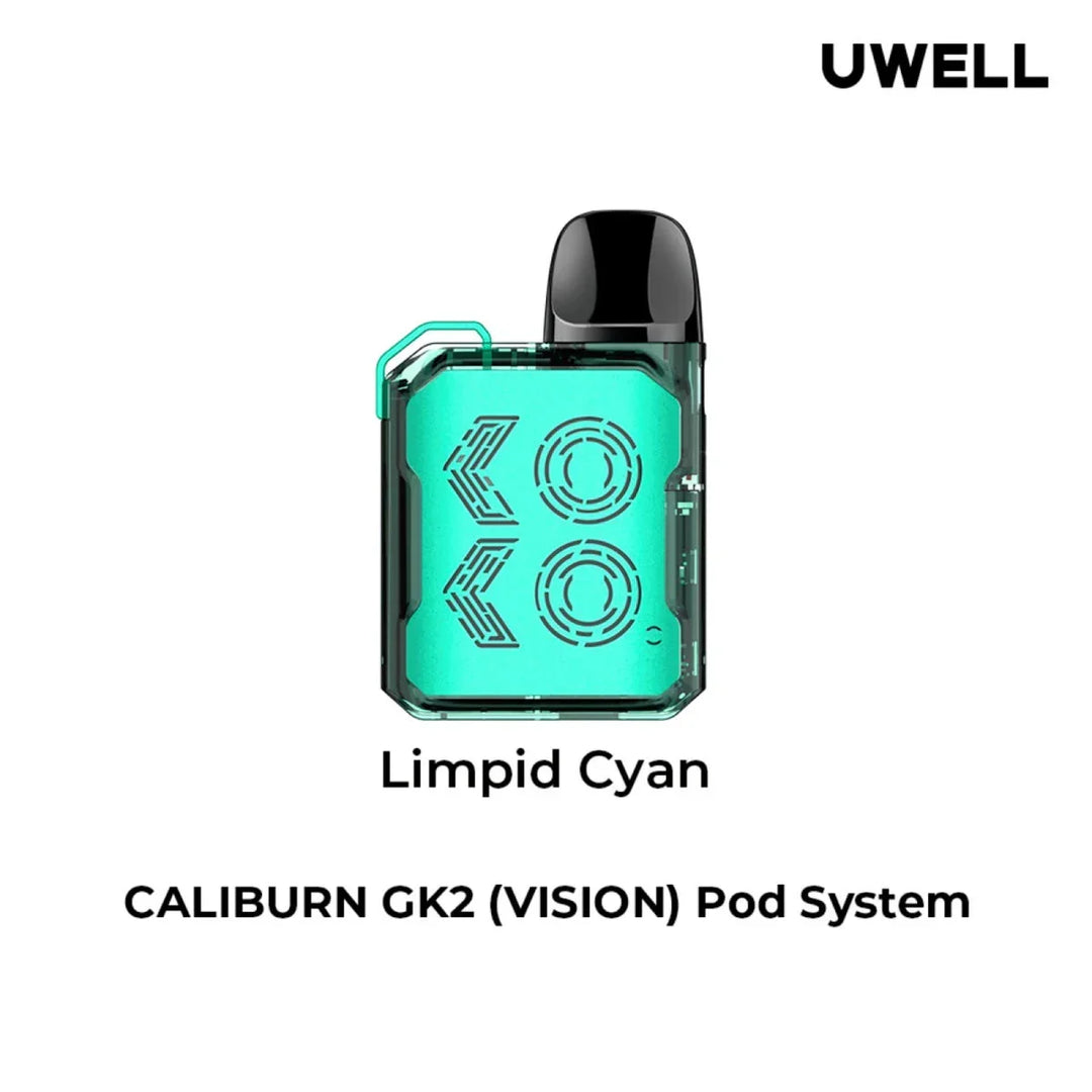 Caliburn GK2 Vision Koko Pod Kit Limpid Cyan