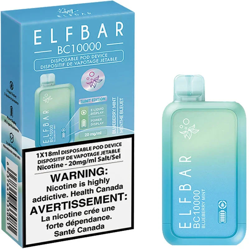 Elfbar BC 10k Blueberry Mint 20mg