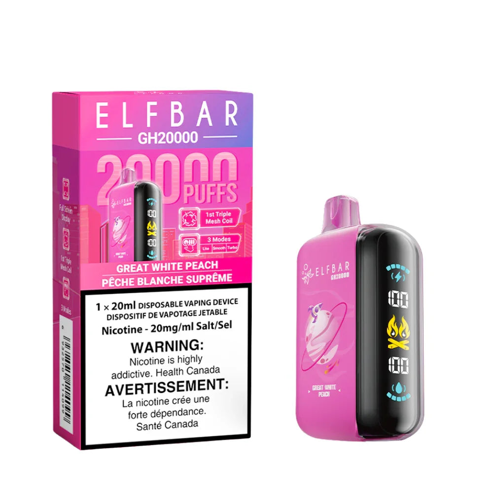Elfbar GH 20k Great White Peach 20mg