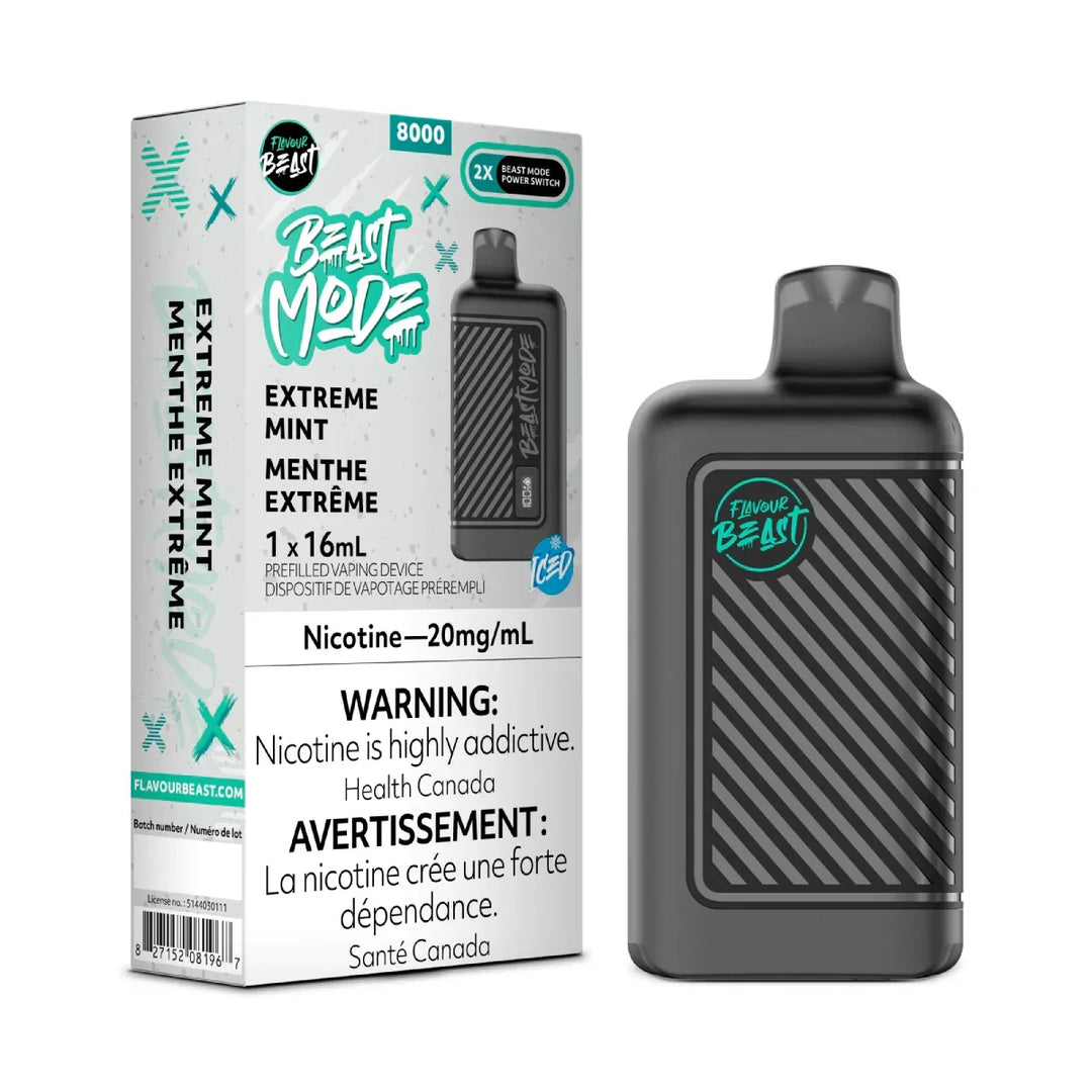 Flavour Beast Beast Mode 8000 Extreme Mint 20mg