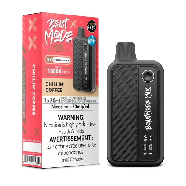 flavour beast beast mode max 18k chillin coffee 20ml